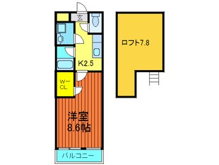 ベルシェソワＫの物件間取画像